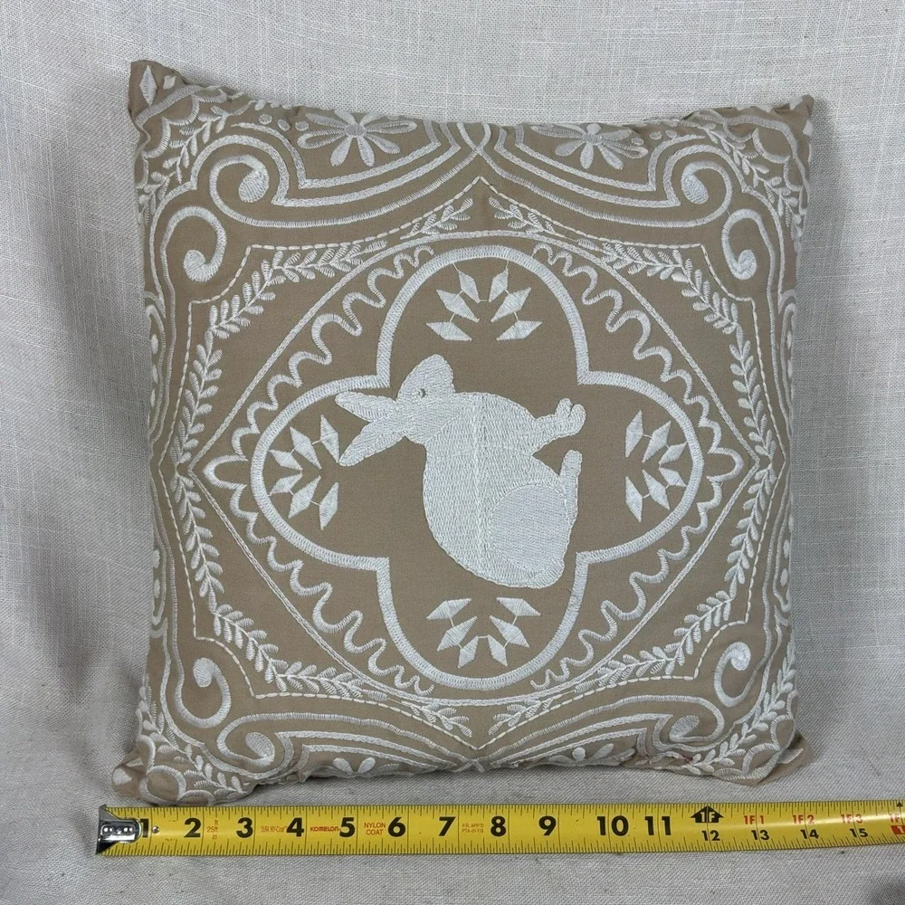 Pier 1 Imports Easter Bunny Throw Pillow 15